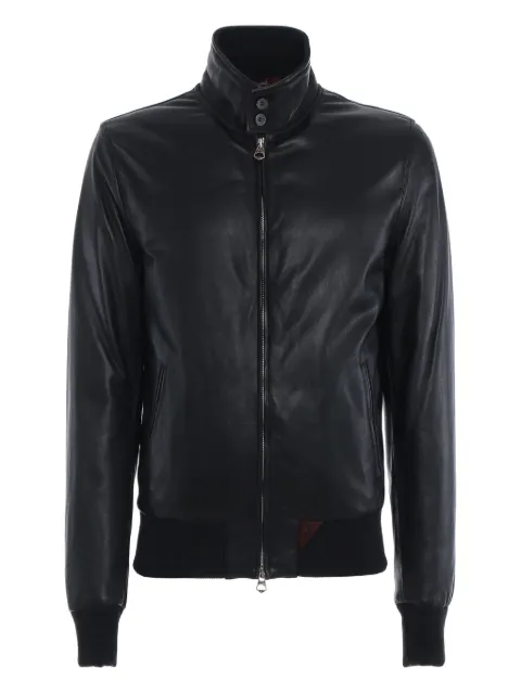 Stewart buttoned collar jacket