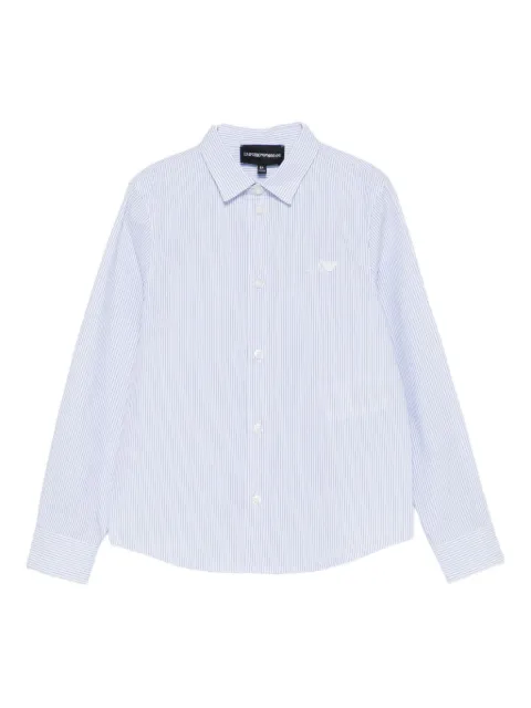 Emporio Armani Kids long-sleeve striped shirt