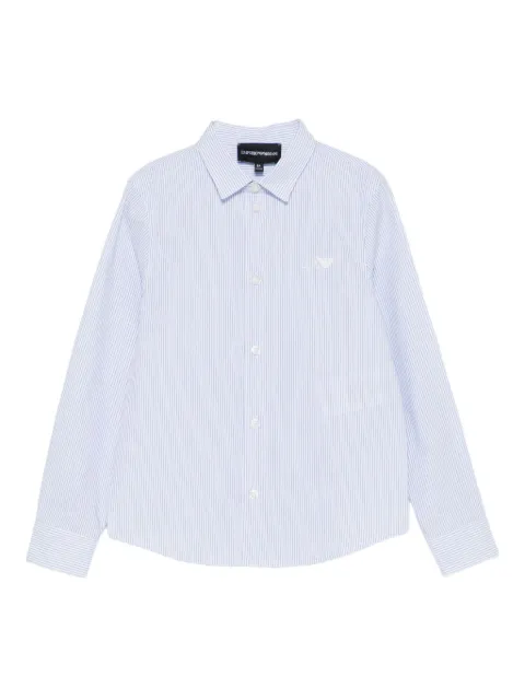 Emporio Armani Kids long-sleeve striped shirt
