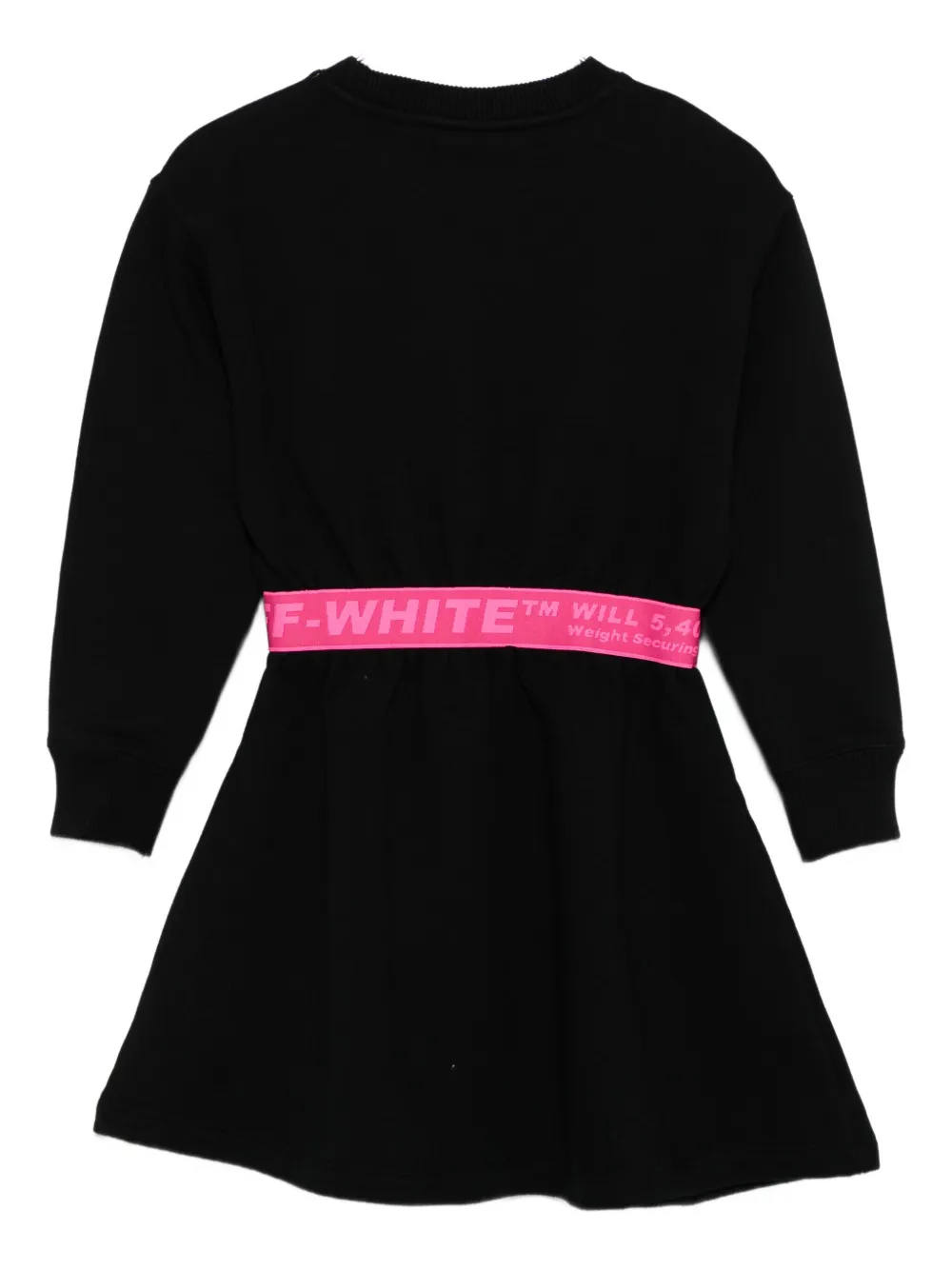 Off-White Kids crew-neck elasticated-waist dress | Girls Casual Dresses | Image 2
