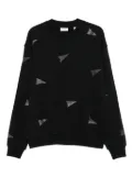 Les Deux flag-print sweatshirt - Black