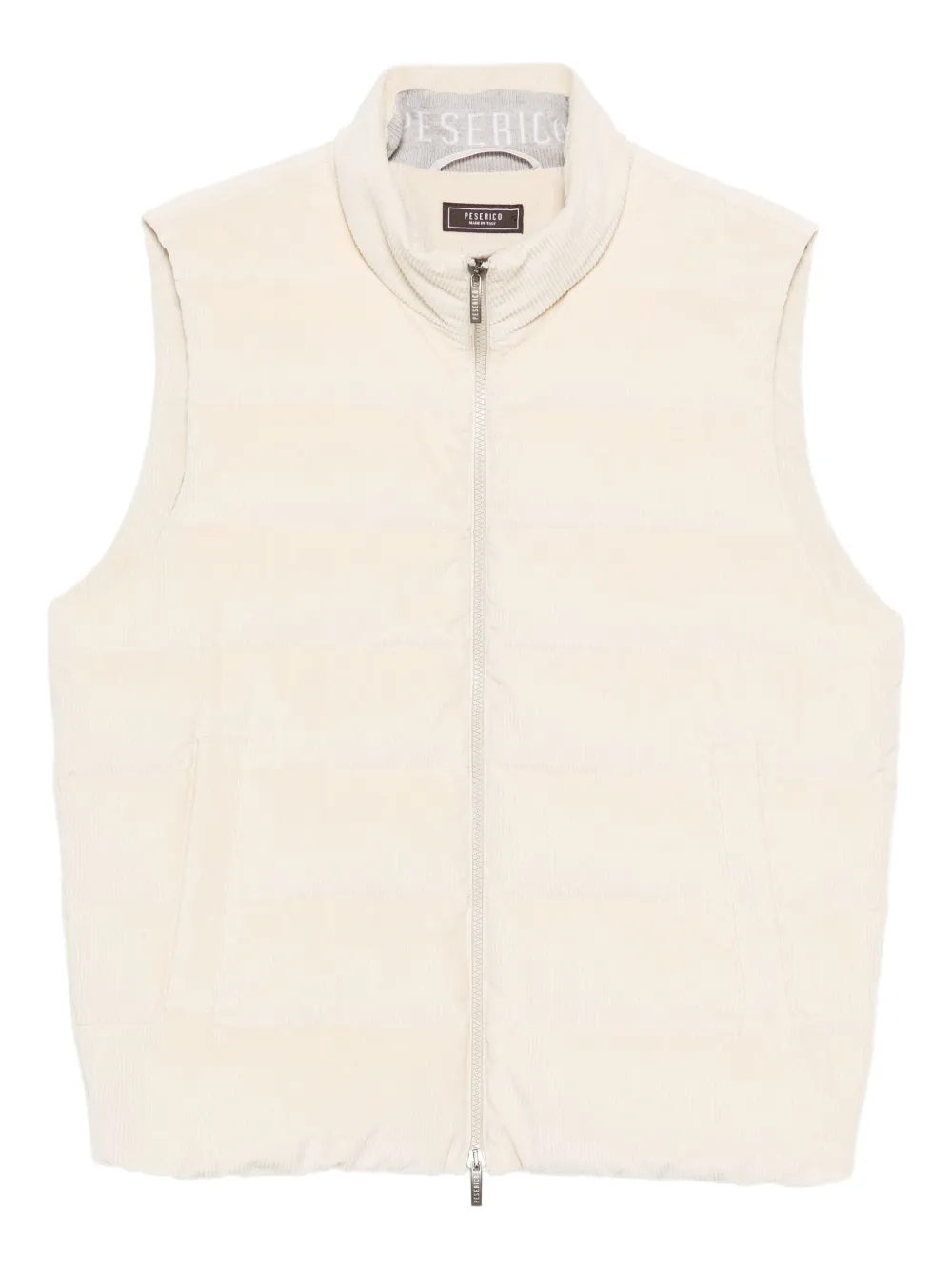 Peserico corduroy vest | Neutrals | Image 1