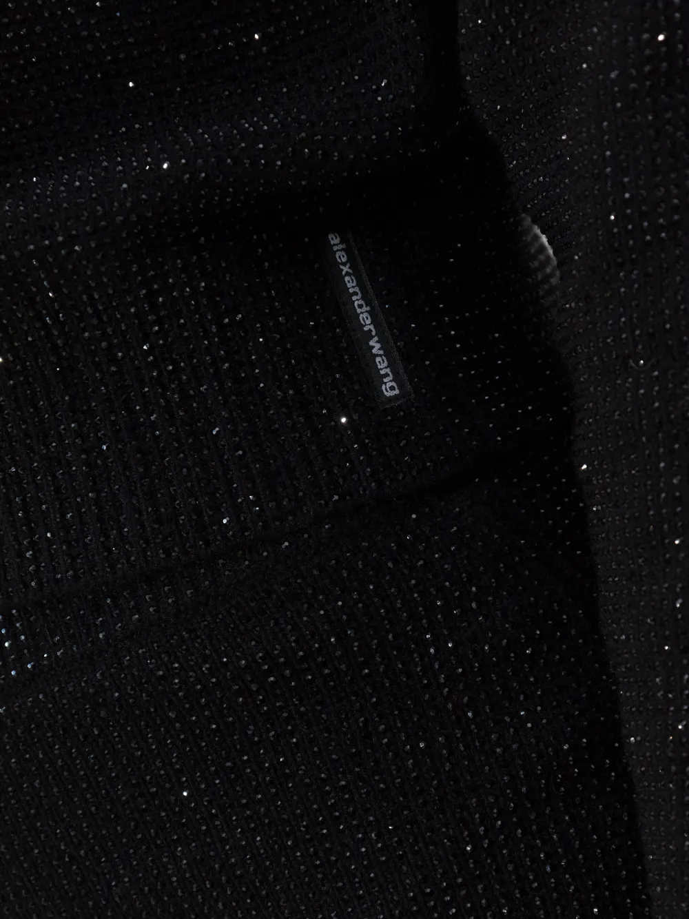 Alexander Wang Crystal-embellished Cardigan In Black