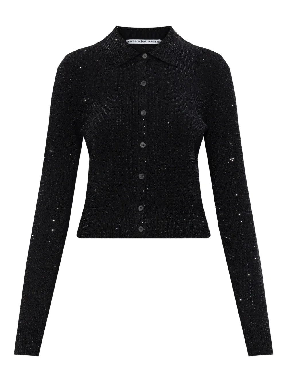 Alexander Wang crystal-embellished cardigan | Black | Image 1