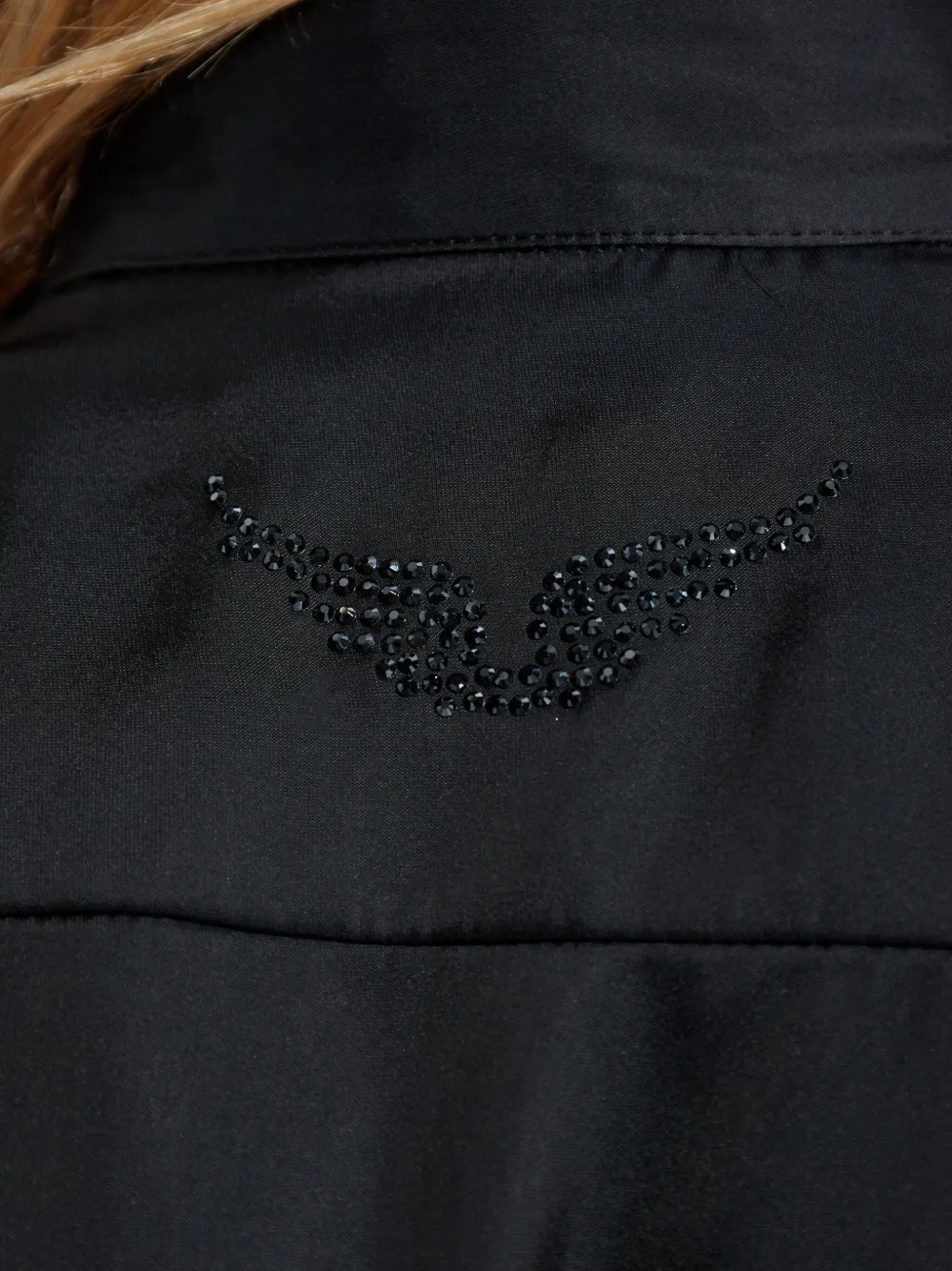 Zadig & Voltaire Tie-neck Shirt In Black