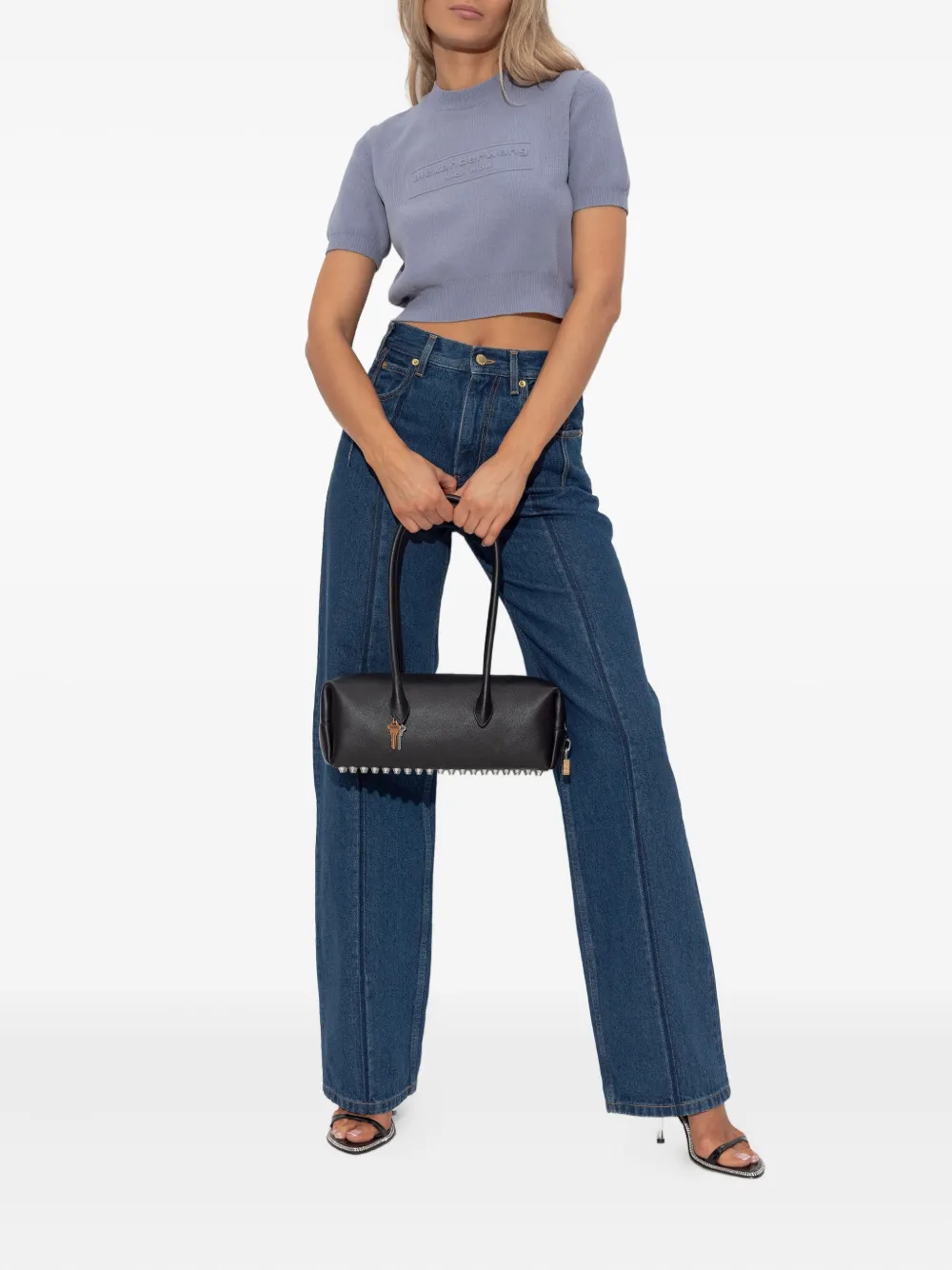 Alexander Wang embossed-logo short-sleeve top | T-Shirts & Jersey Shirts | Image 2