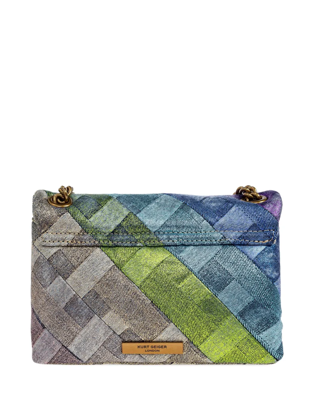 Kurt Geiger Mini Kensington Patchwork Shoulder Bag In Multi