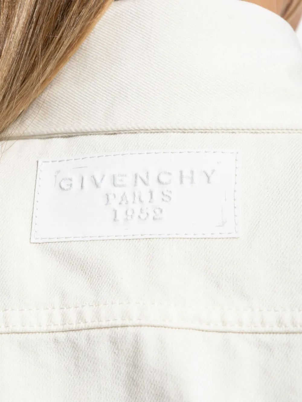 Givenchy Mini-jurk met knoopsluiting Wit