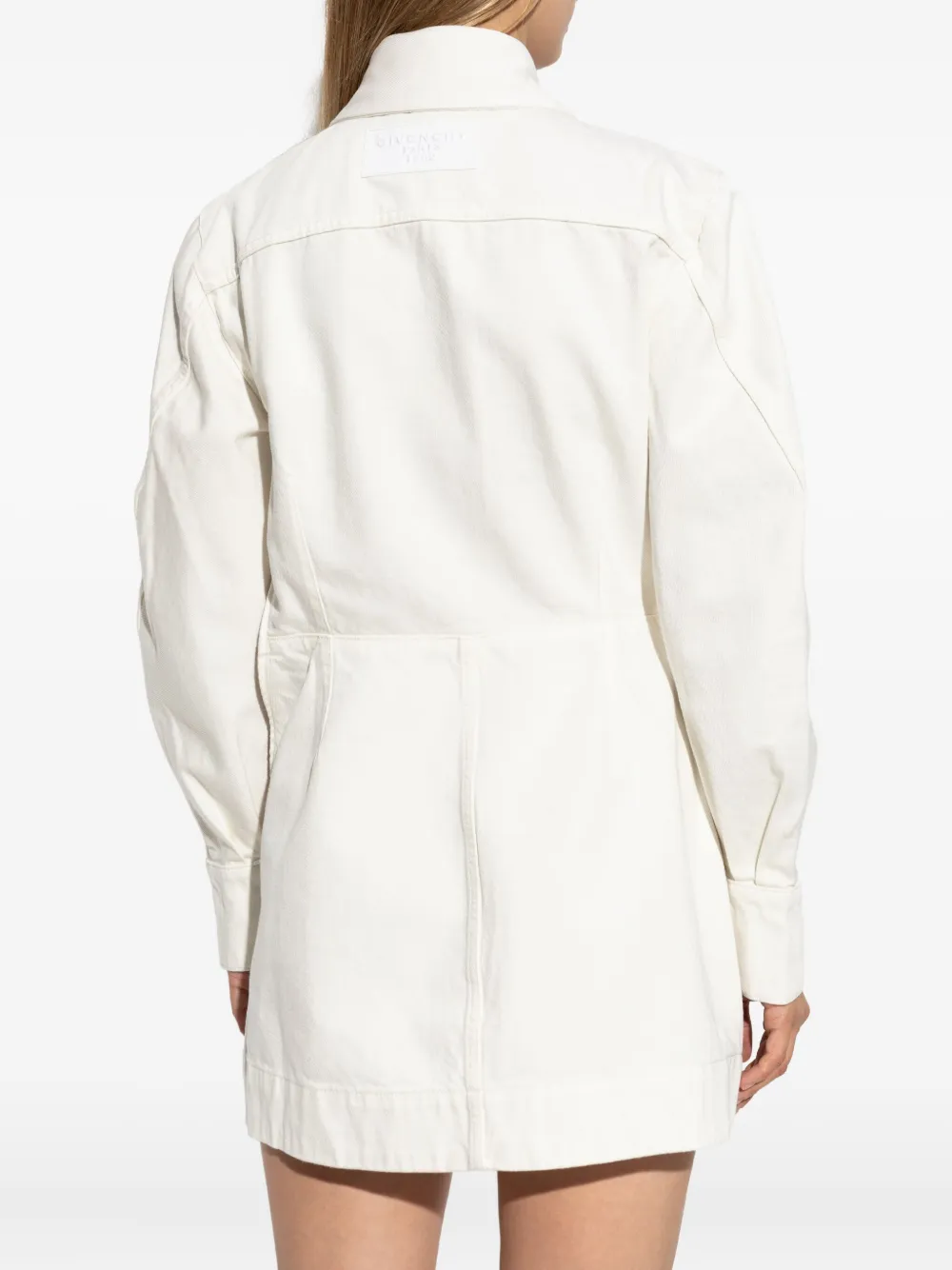 Givenchy Mini-jurk met knoopsluiting Wit