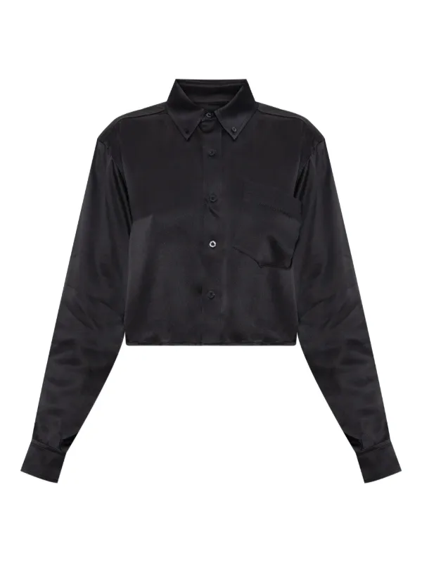 Alexander Wang Patch-pocket Shirt in Black