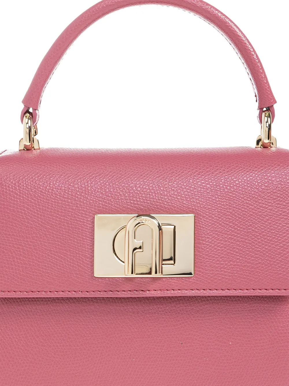 Furla Top-handle Lock Tote Bag In Pink
