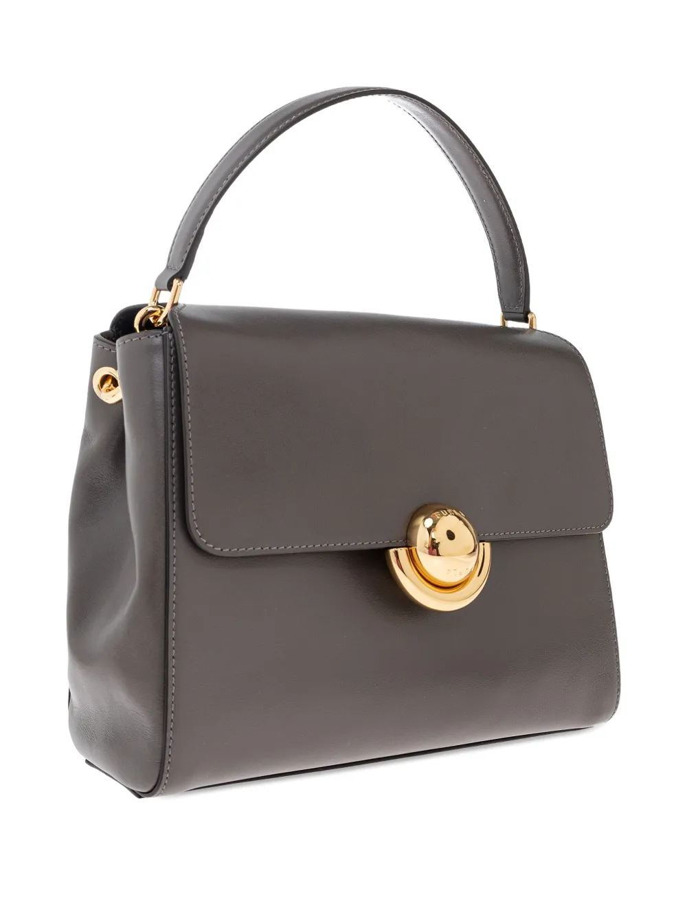Furla Domus Top-handle Tote Bag In Gray