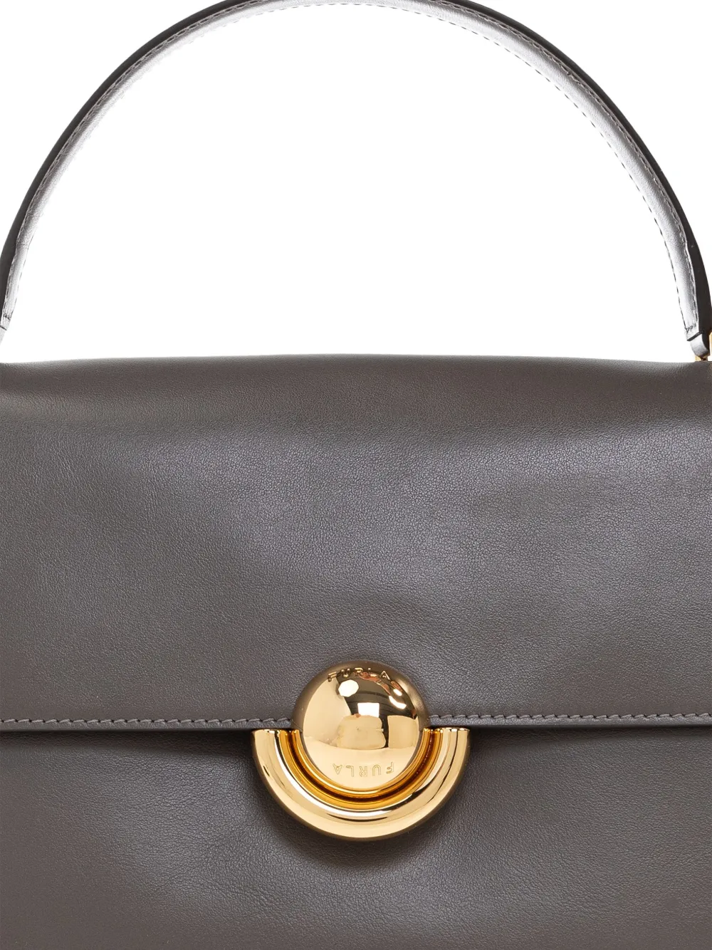 Furla Domus Top-handle Tote Bag In Gray