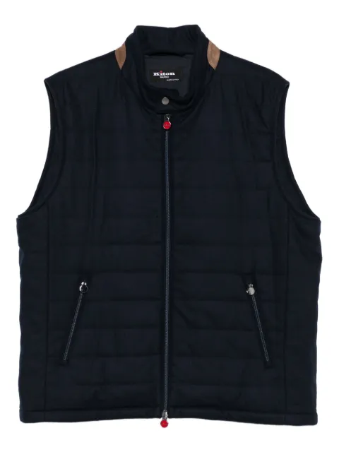 Kiton quilted vest