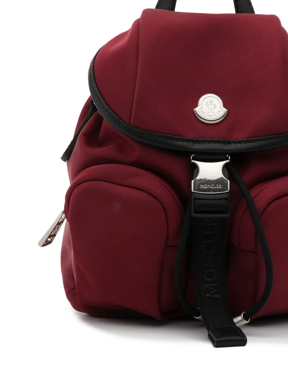 Moncler Mini Trick Crossbody Bag In Burgundy