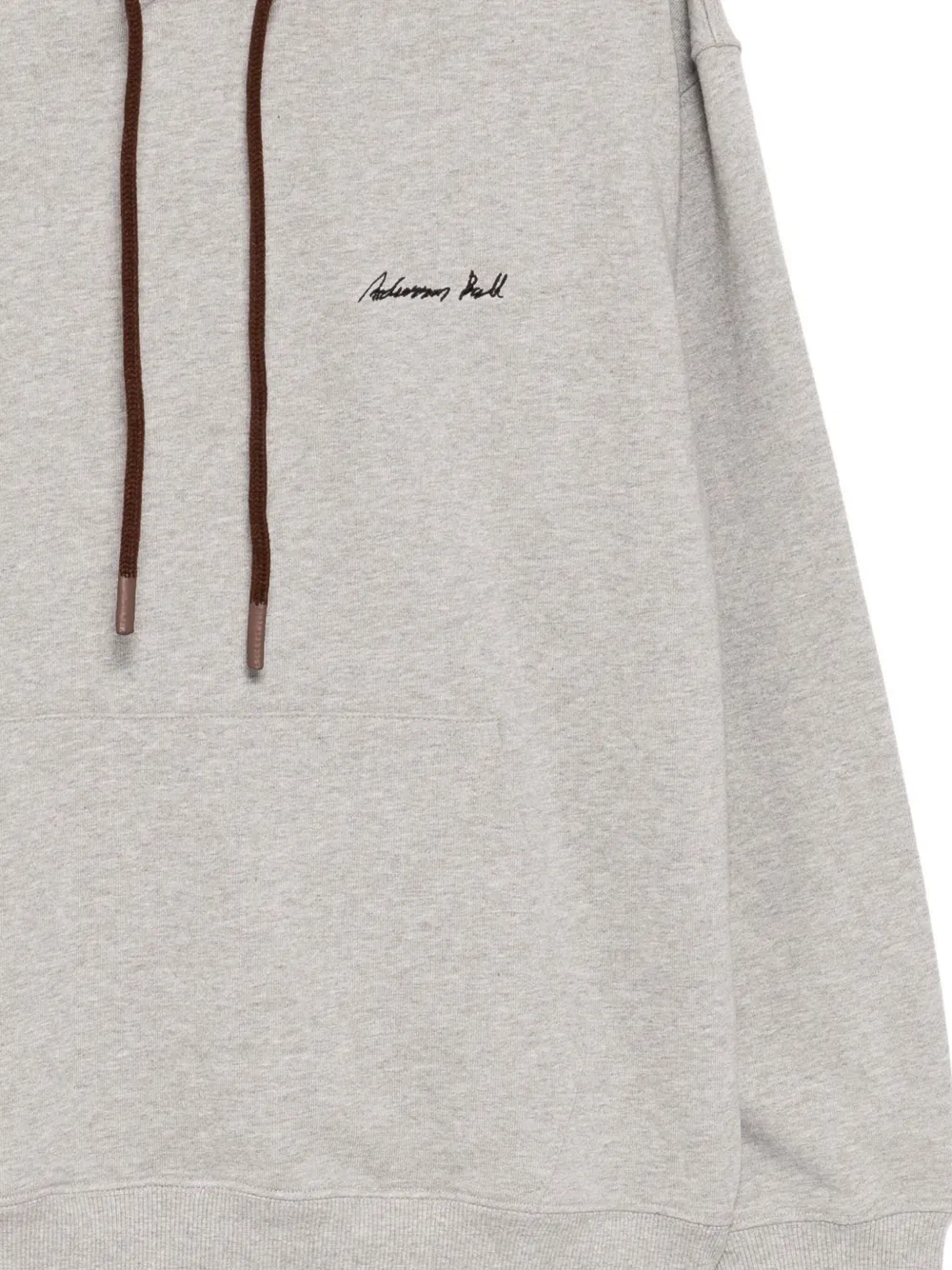 Andersson Bell Hoodie met geborduurd logo Grijs