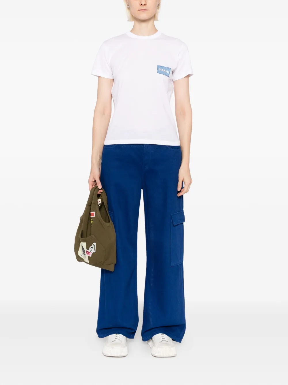 Marni logo-patch T-shirt | T-Shirts & Jersey Shirts | Image 2