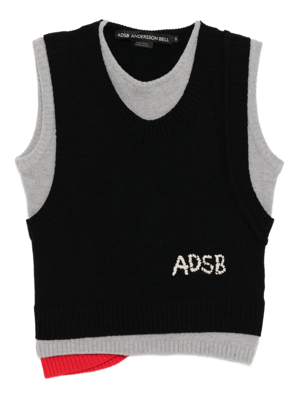 Andersson Bell Tres layered vest | Black | Image 1