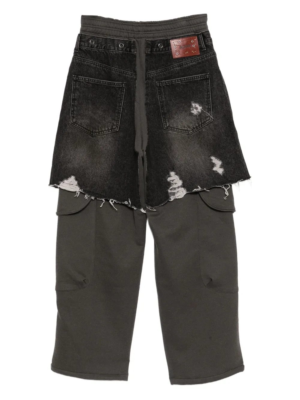 Andersson Bell denim-inset trousers | Sweatpants | Image 2