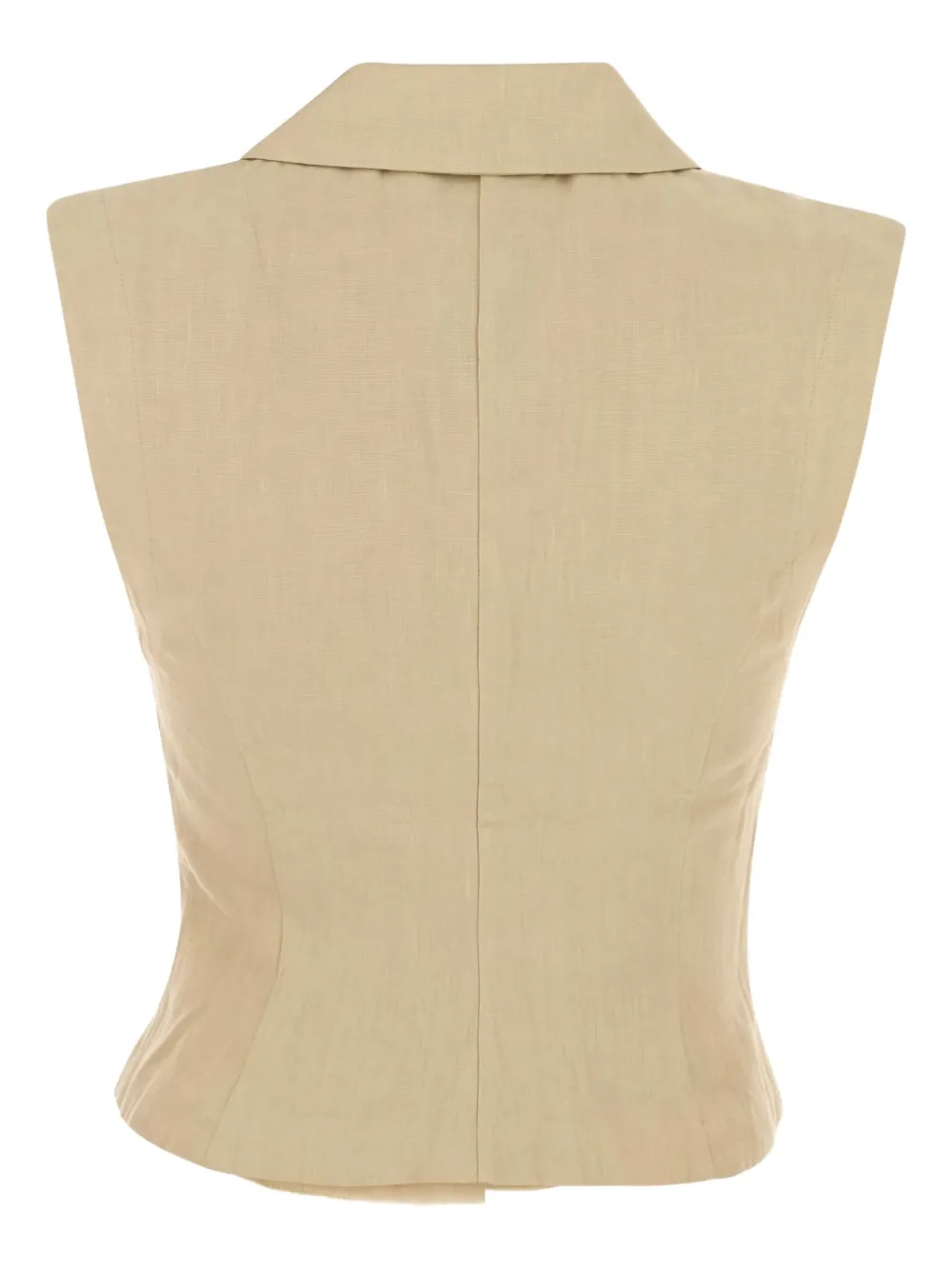 Le Kasha Sawadah linen buttoned waistcoat | Waistcoats & Gilets | Image 2