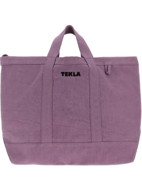 TEKLA logo-print tote bag