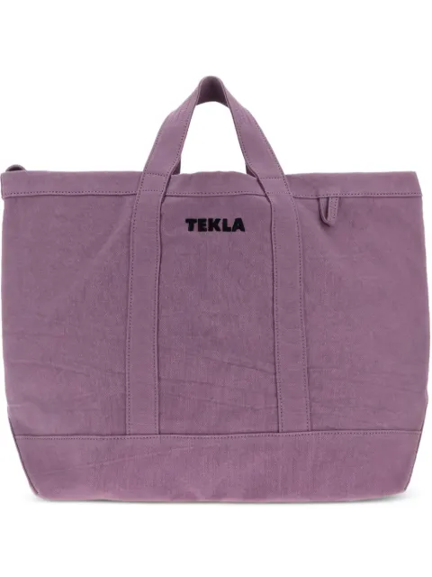TEKLA logo-print tote bag