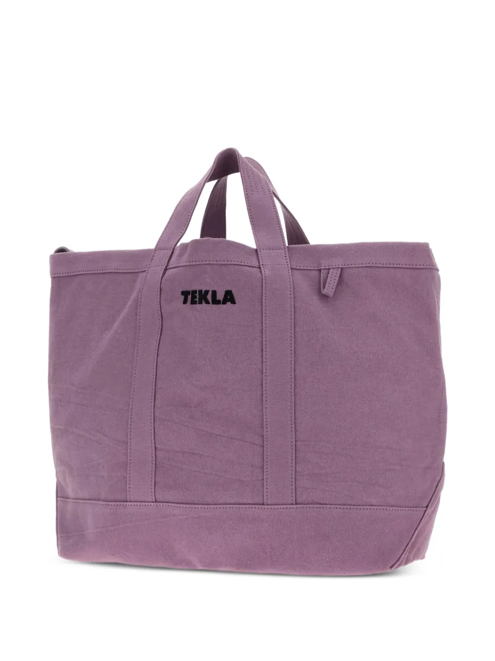 TEKLA Shopper met logoprint Paars