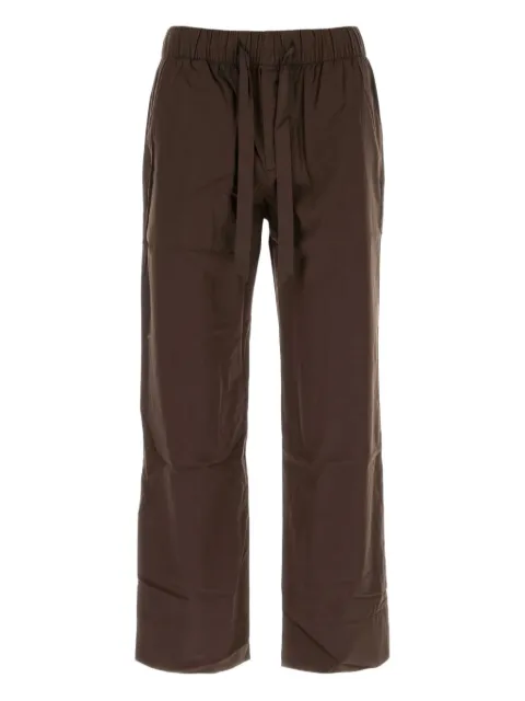 TEKLA drawstring poplin pyjamas bottoms