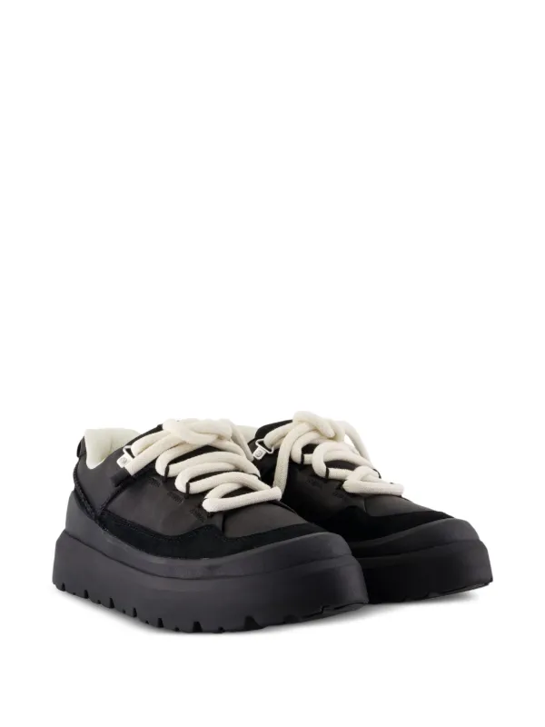 UGG Heritage Utility Leather lace-up Sneakers | Black | FARFETCH
