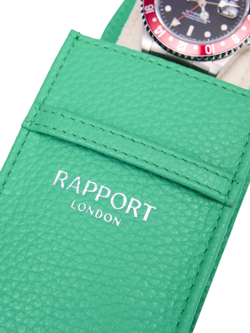 Rapport Single Watch Pouch In Green