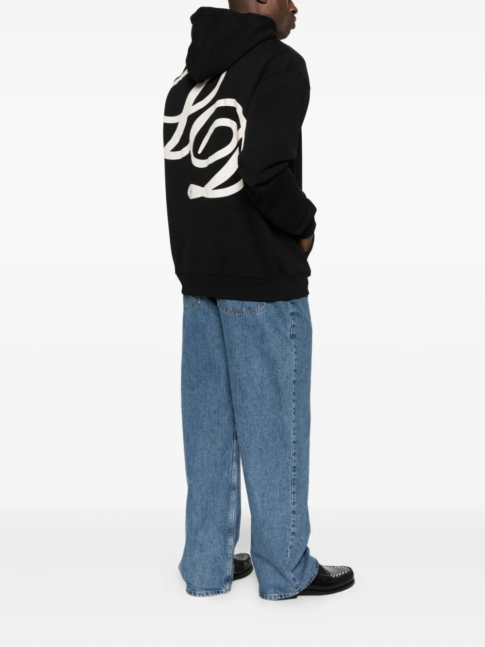 Les Deux logo-embroidered pouch-pocket hoodie | Hoodies | Image 2