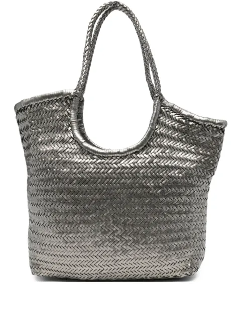 DRAGON DIFFUSION Diagonal woven tote bag