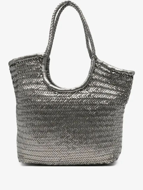DRAGON DIFFUSION Diagonal woven tote bag
