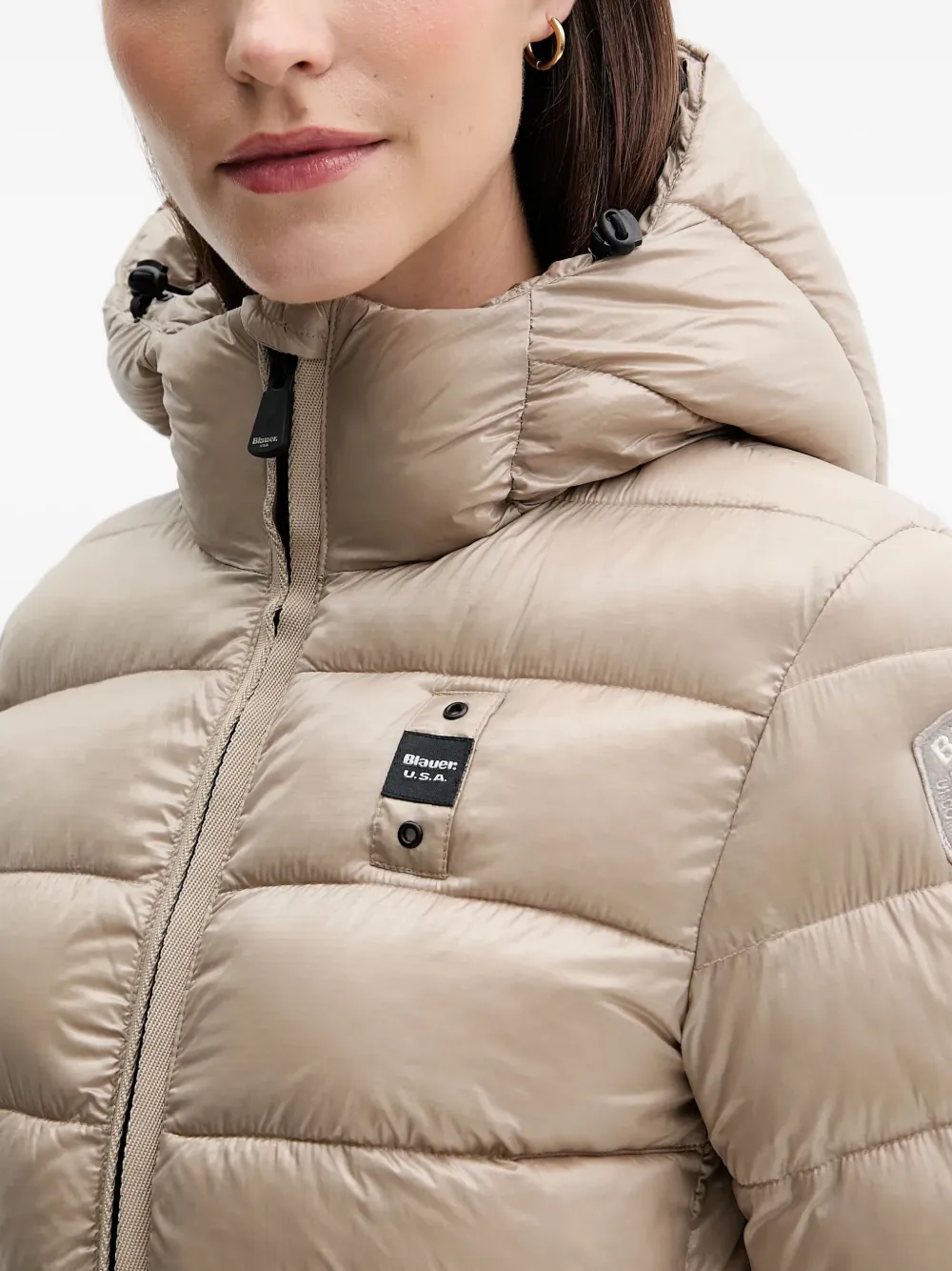 Blauer Carol jack met capuchon Beige