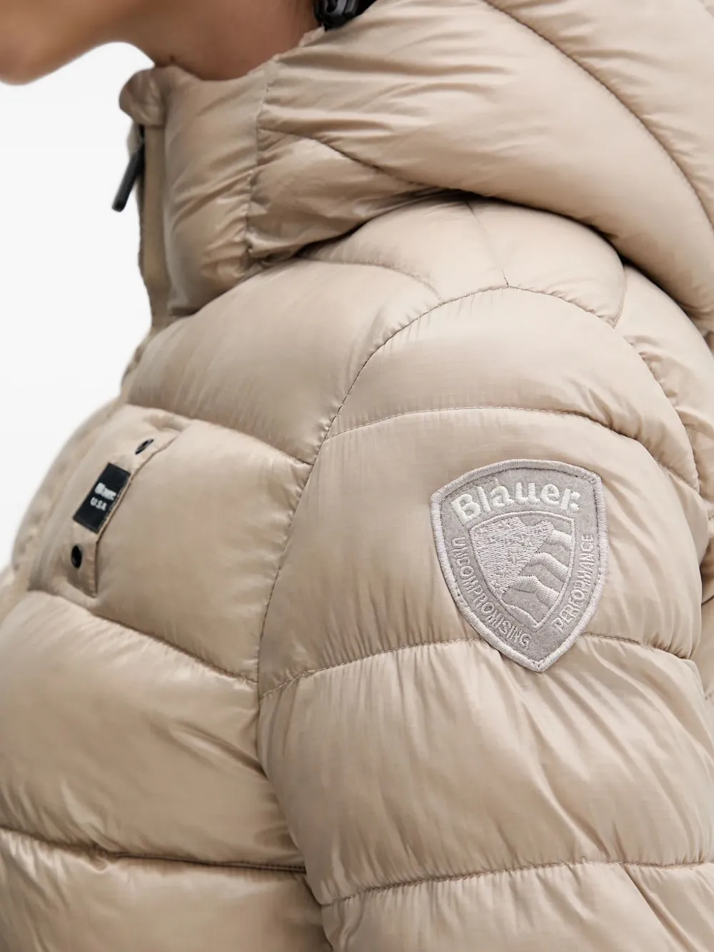 Blauer Carol jack met capuchon Beige