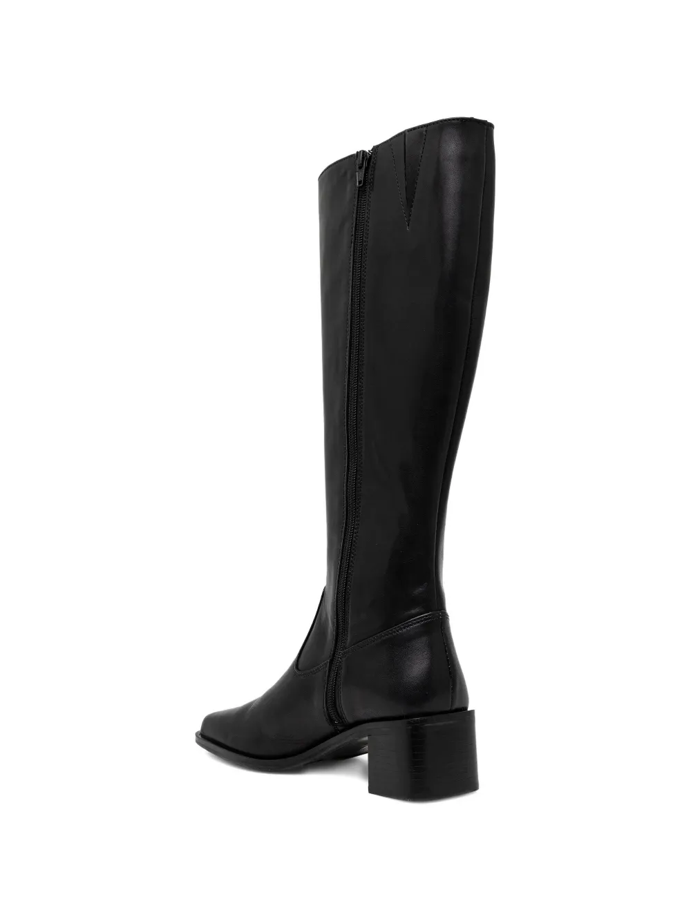 BILLI BI square-toe heeled boots Zwart