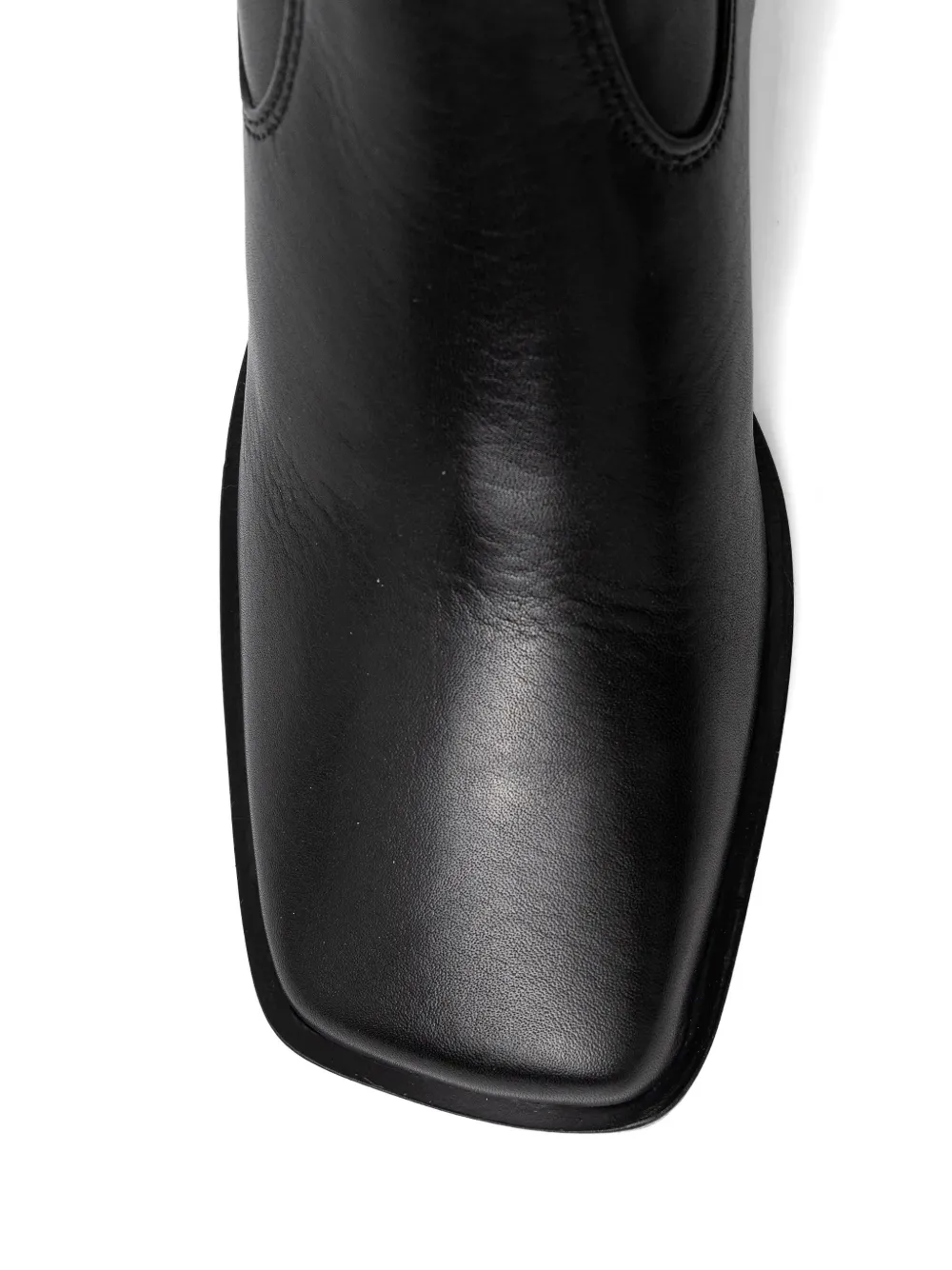 BILLI BI square-toe heeled boots Zwart