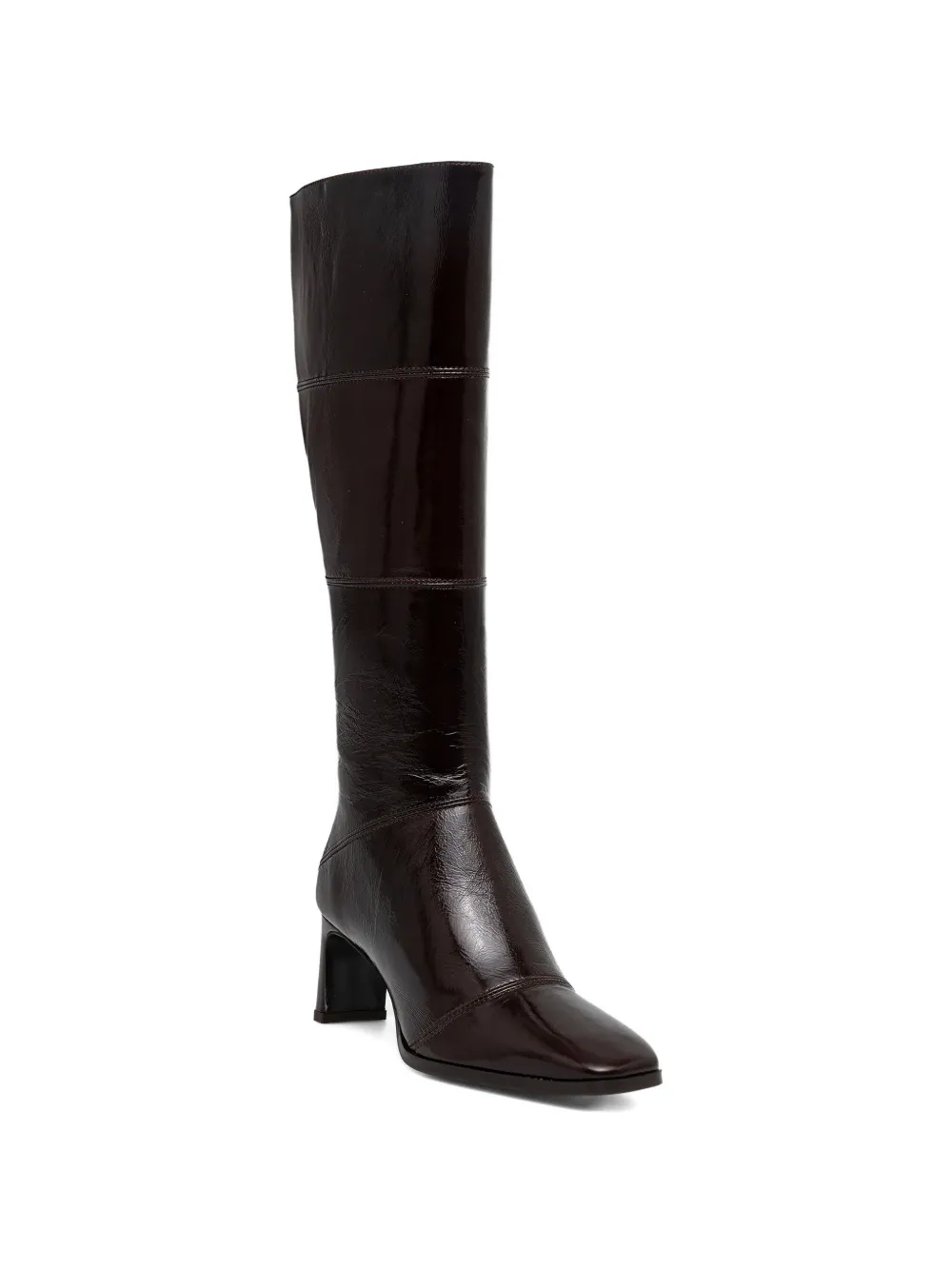 BILLI BI square-toe leather boots Bruin