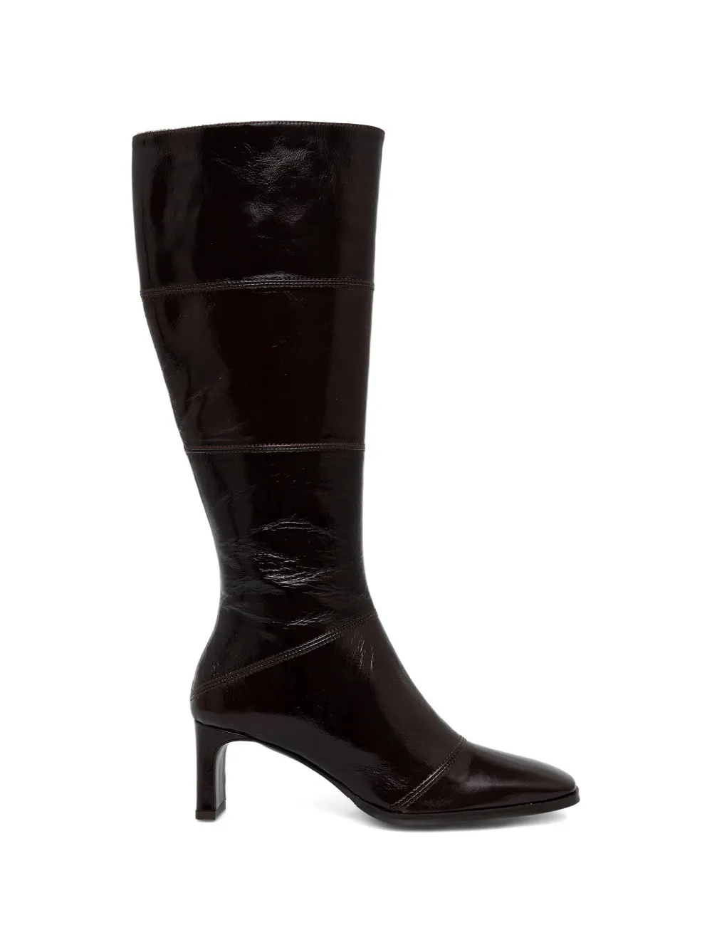 BILLI BI square-toe leather boots Bruin