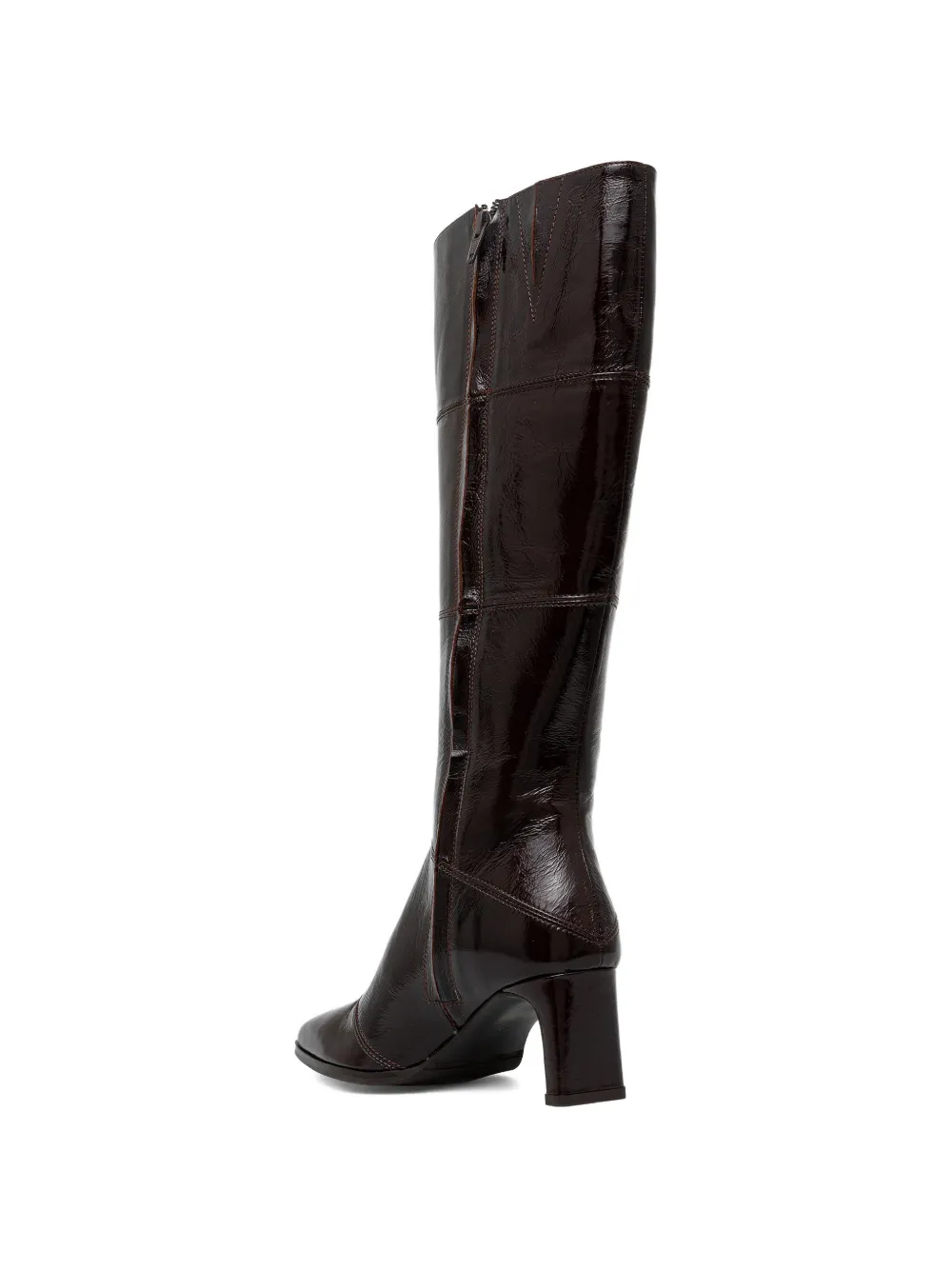 BILLI BI square-toe leather boots Bruin