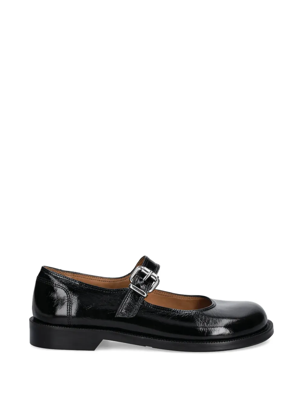 BILLI BI buckle-strap ballet flats - Nero