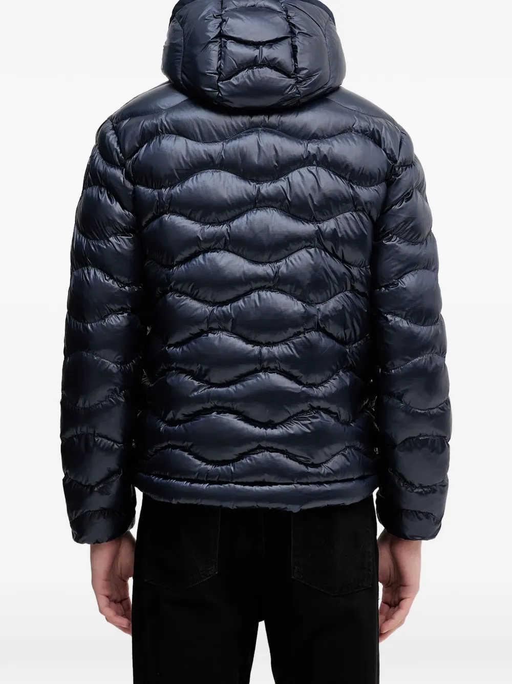  Blauer Hooded Quilted Jacket - Blue 