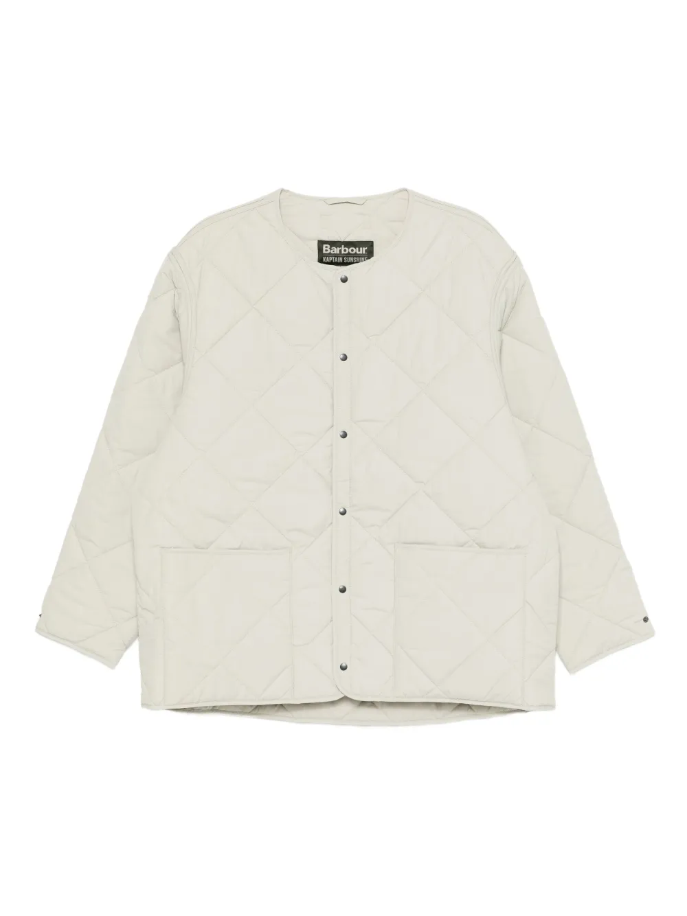 Kaptain Sunshine chamarra capitonada en colaboración con Barbour | neutro | Image 1