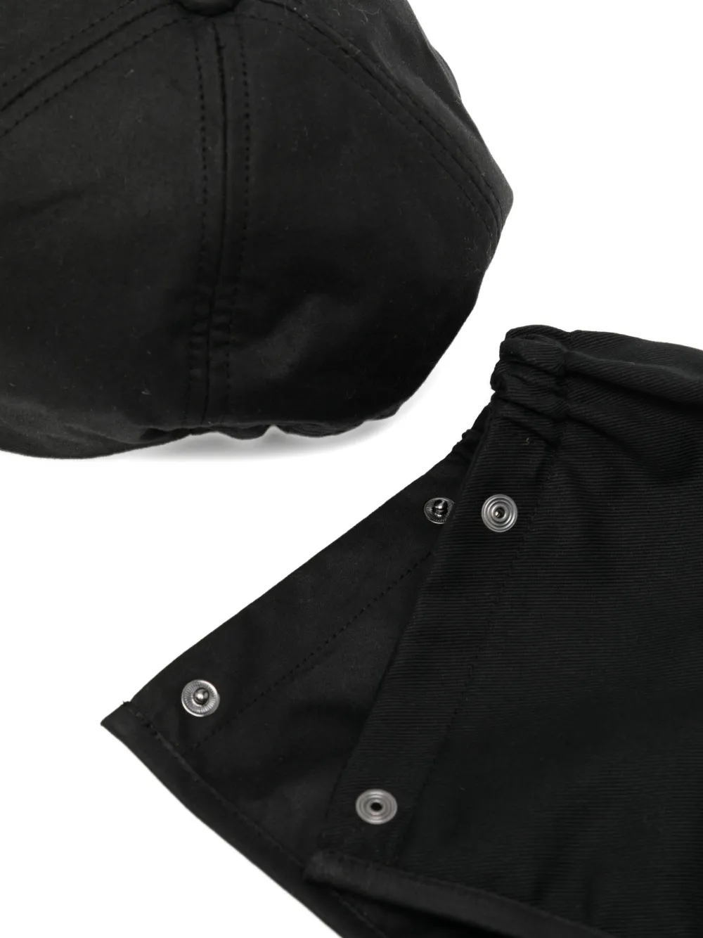 Kaptain Sunshine X Barbour Caped Cap In Black