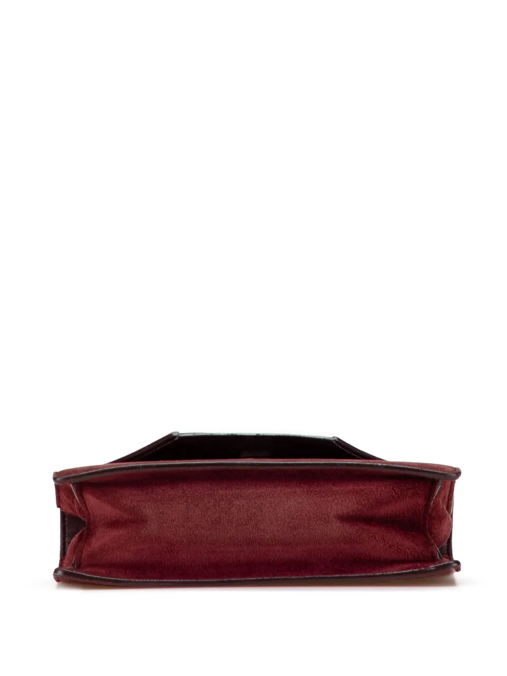 Pre-owned Saint Laurent 2013-2025 Small Suede Betty Crossbody Bag In Red