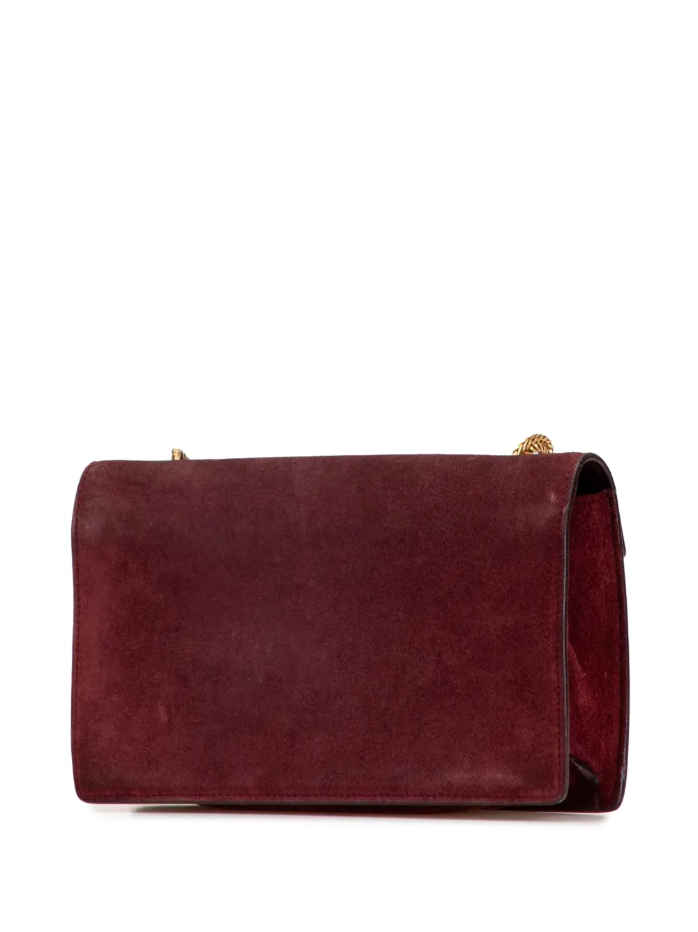 Pre-owned Saint Laurent 2013-2025 Small Suede Betty Crossbody Bag In Red