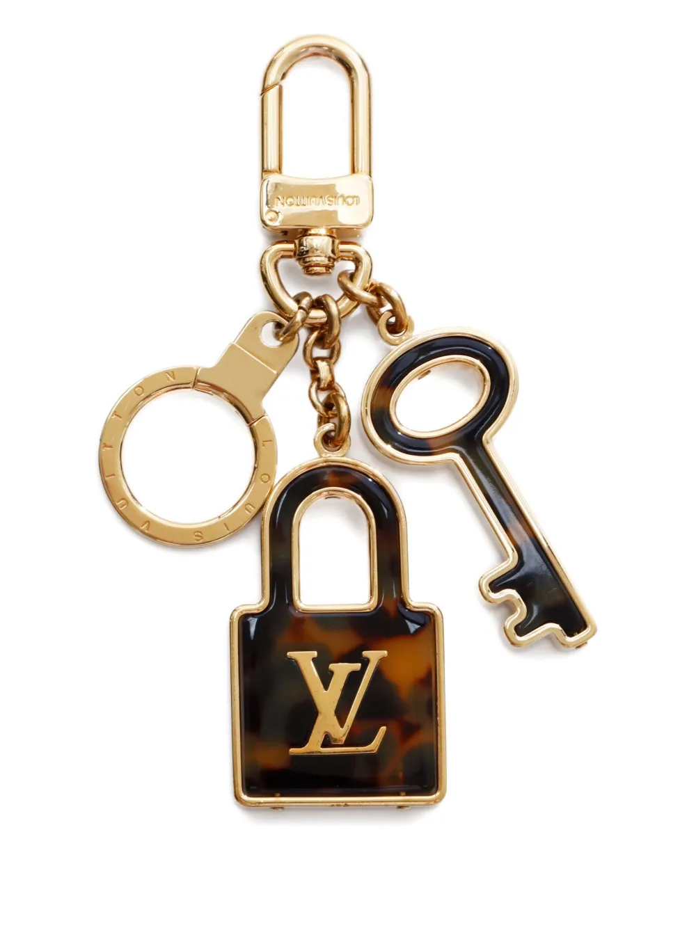 Louis Vuitton Pre-Owned 2012  Porte Cles Confidence padlock key ring | Women | Image 2