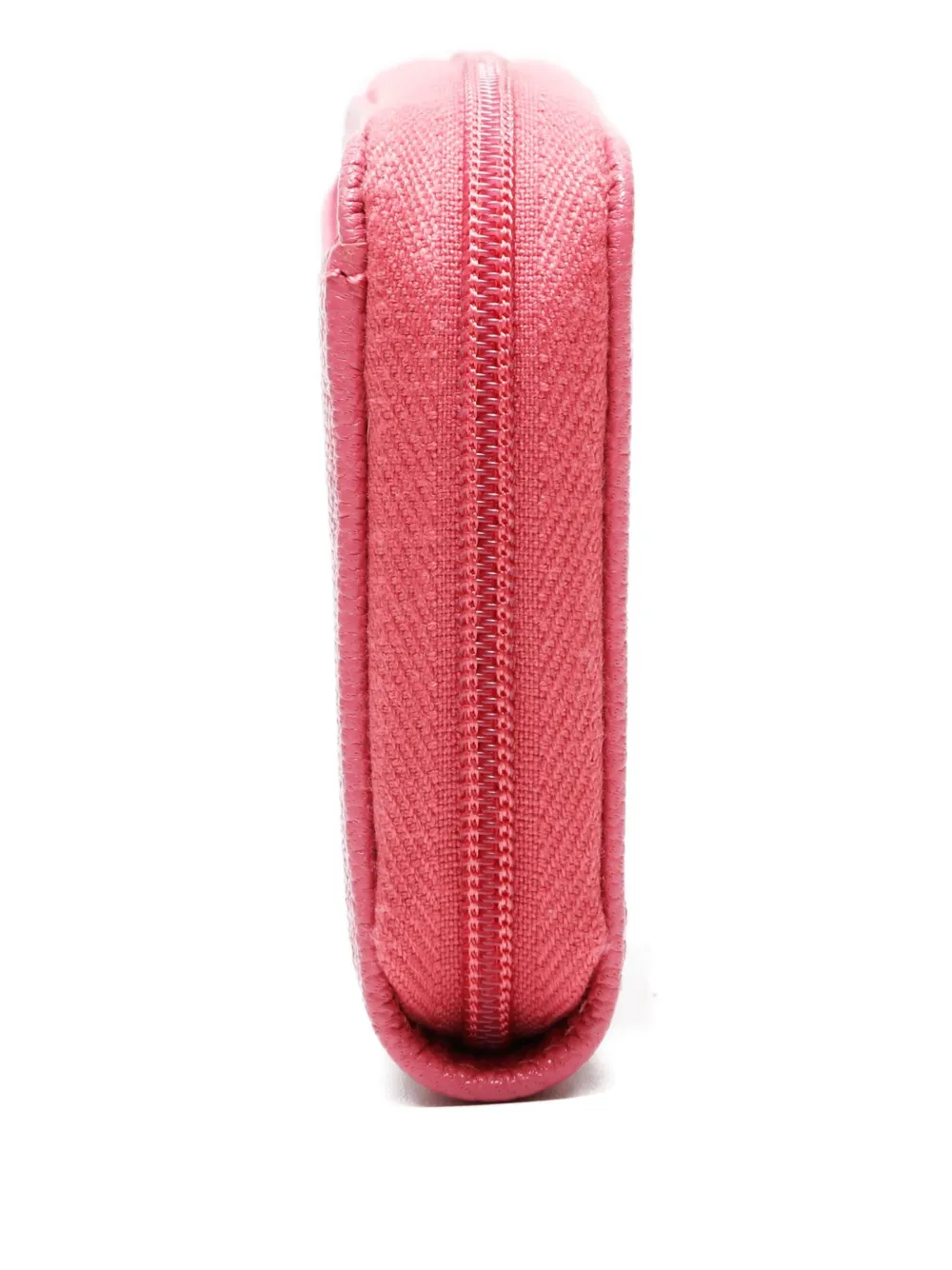 Pre-owned Chanel 2018-2019 Interlocking-cc Wallet In Pink