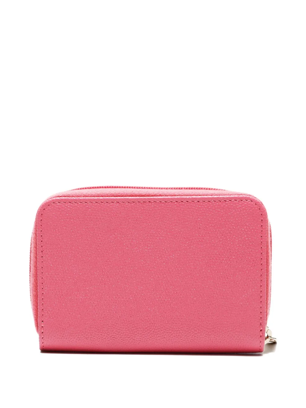 Pre-owned Chanel 2018-2019 Interlocking-cc Wallet In Pink