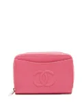 CHANEL Pre-Owned 2018-2019 interlocking-CC wallet - Pink